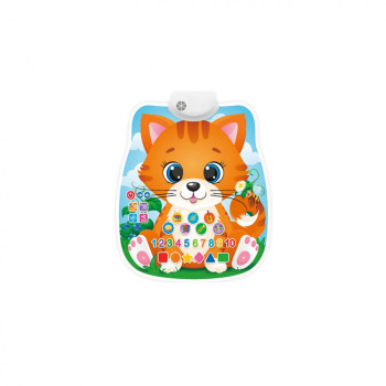 Плакат обучающий FT 0007 AB котенок (укр)