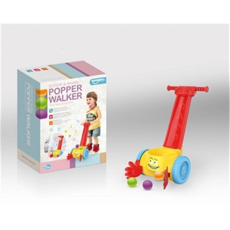 Детская каталка на палке HE0818 с шариками