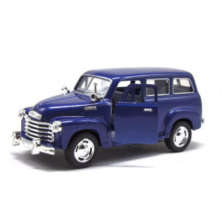 Коллекционная игрушечная машинка CHEVROLET SUBURBAN CARRYALL 1950 KT5006W инерционная