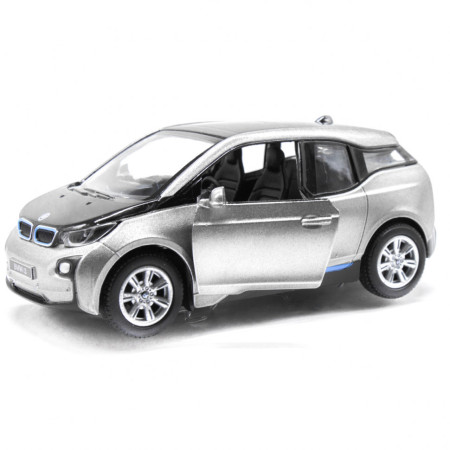 Коллекционный игрушечный электромобиль BMW i3 KT5380W инерционный