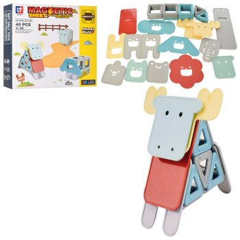Детский магнитный конструктор  LT2006 , 40 деталей